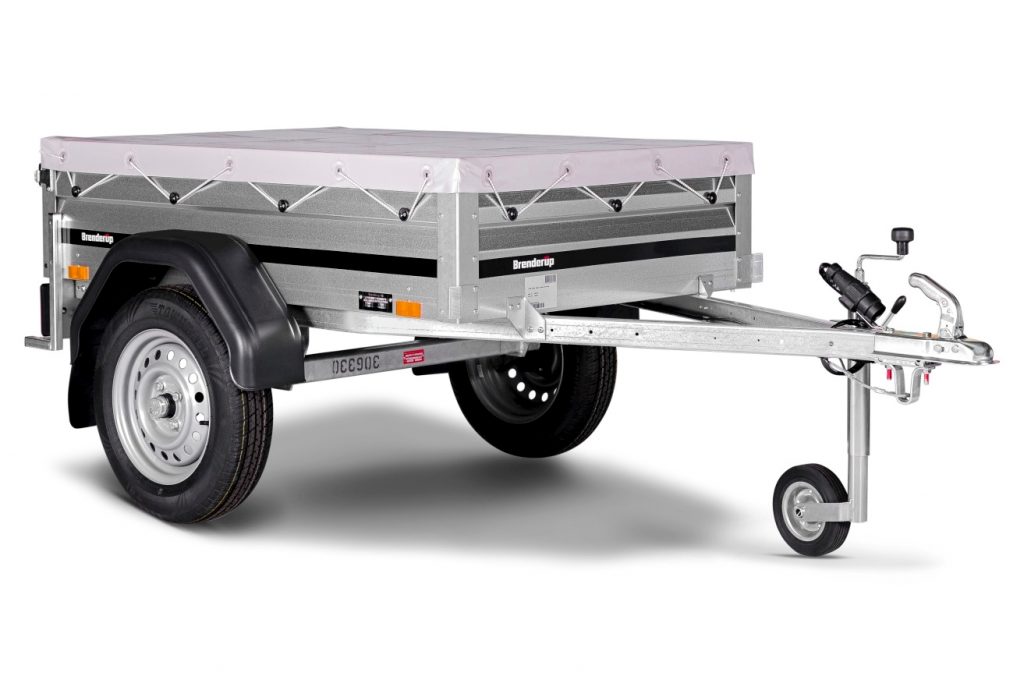 Trailer med pressenning